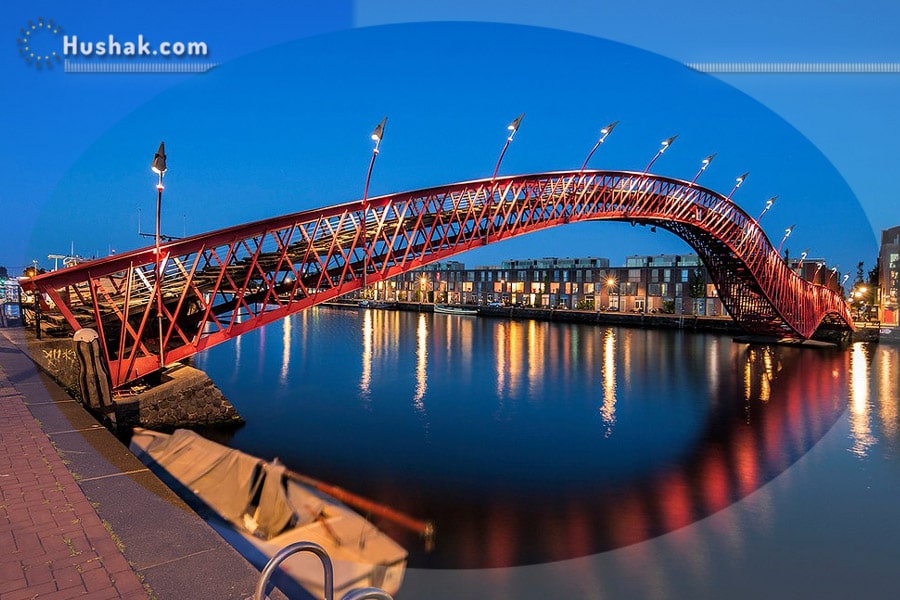 Անսովոր կամուրջներ. Կամուրջ «Պիթոն», Նիդեռլանդներ