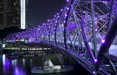 Անսովոր կամուրջներ. Հելիքս կամուրջը Սինգապուրում